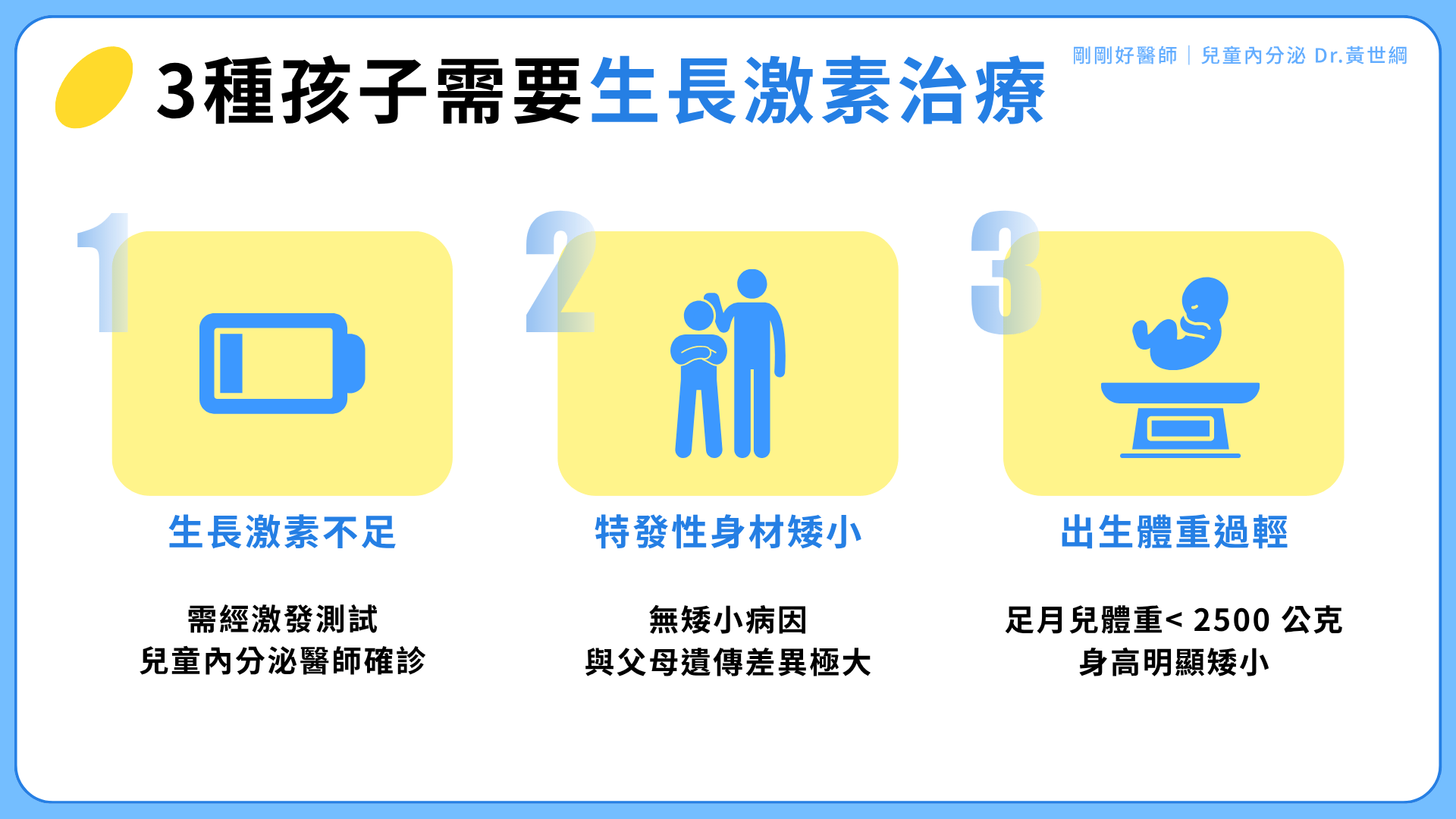 3種孩子需要生長激素治療